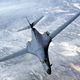 A B-1B in flight over Afghanistan (US Air Force)